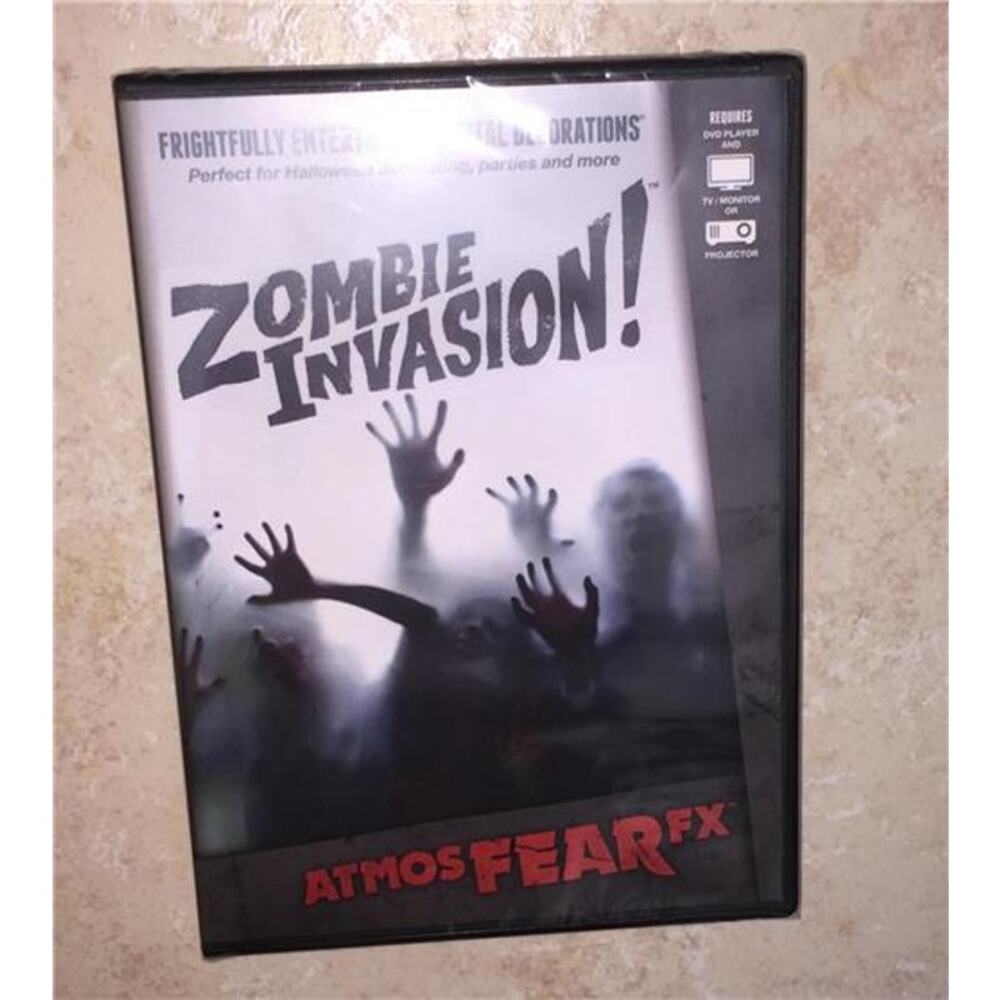 ATMOS FEAR FX ZOMBIE INVASION HALLOWEEN DVD NEW